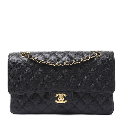 Chanel Caviar Quilted Medium Double Flap Black 1 of 10