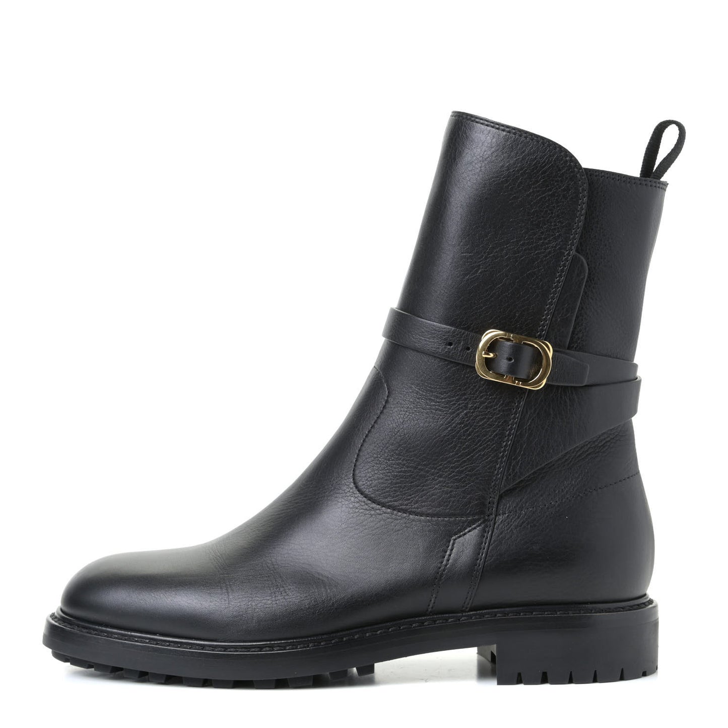 Calfskin Empreinte Ankle Boot 38 Black