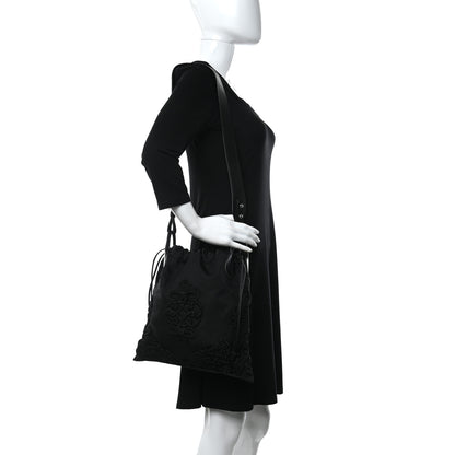 Prada Tessuto Nylon Passama Crossbody Black 2 of 10