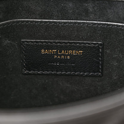Saint Laurent Lambskin Quilted Le 57 Diamond Shoulder Bag Black 6 of 13
