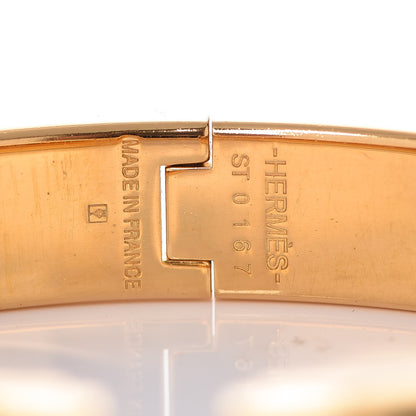 Hermes Enamel Narrow Clic Clac H Bracelet PM Black 4 of 5