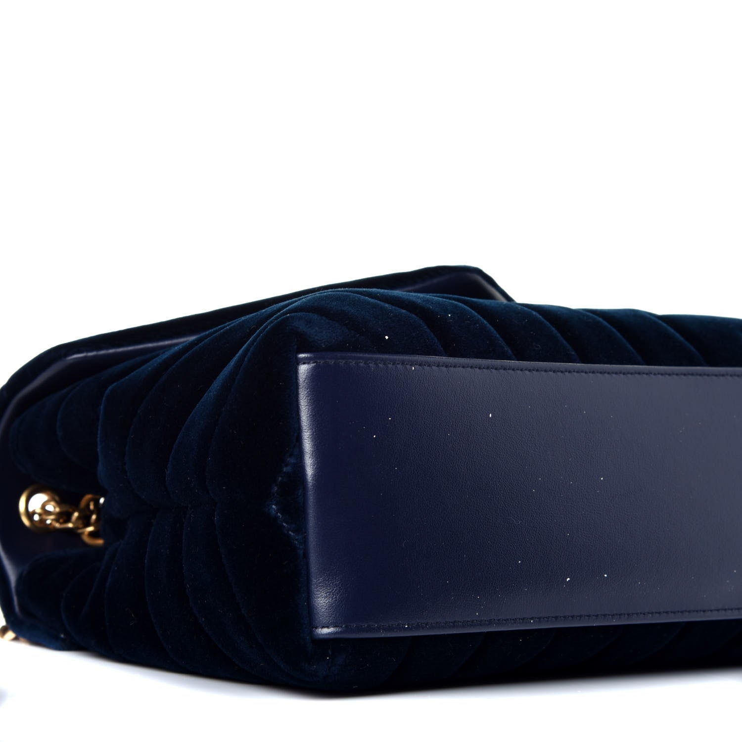 Saint Laurent Velvet Y Quilted Monogram Small Loulou Chain Satchel Medium Blue 7 of 9