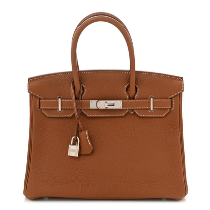 Hermes Togo Birkin 30 Gold 1 of 10