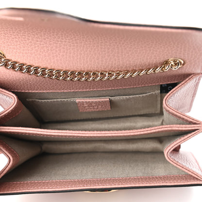 Gucci Dollar Calfskin Small Interlocking G Shoulder Bag Soft Pink 5 of 10