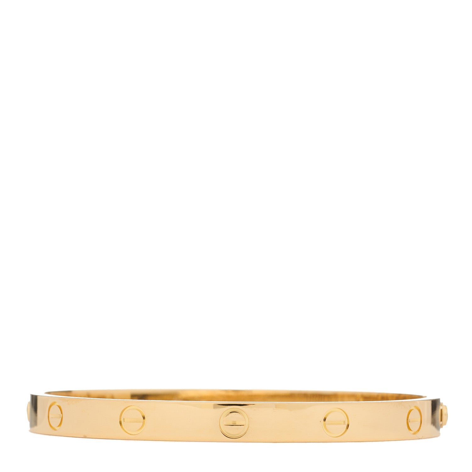 Cartier 18K Yellow Gold LOVE Bracelet 18 1 of 9
