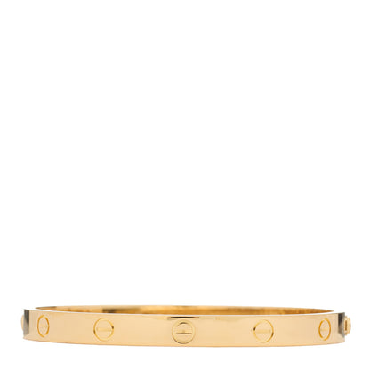 Cartier 18K Yellow Gold LOVE Bracelet 18 1 of 9
