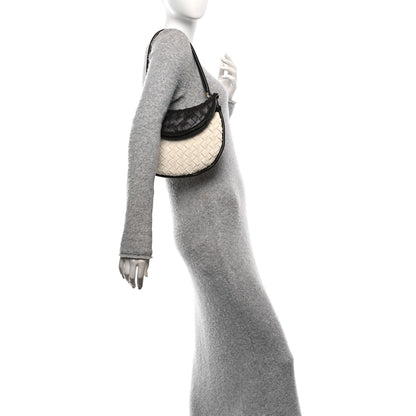 Bottega Veneta Canvas Nappa Intrecciato Small Gemelli Natural Fondant 2 of 10