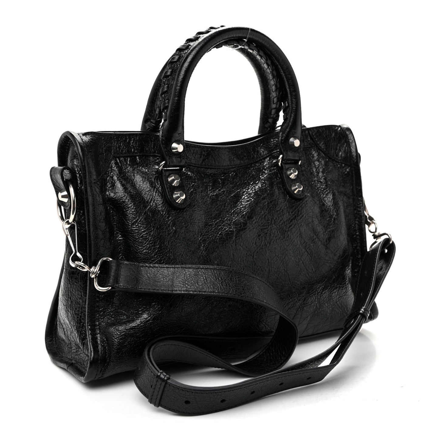 Agneau Arena Silver Hardware Small Le City Black