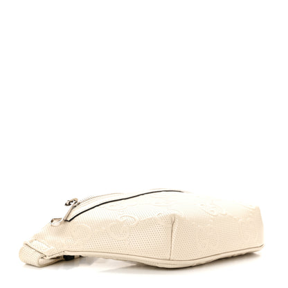Gucci Calfskin GG Tennis Embossed Belt Bag Mystic White 4 of 11