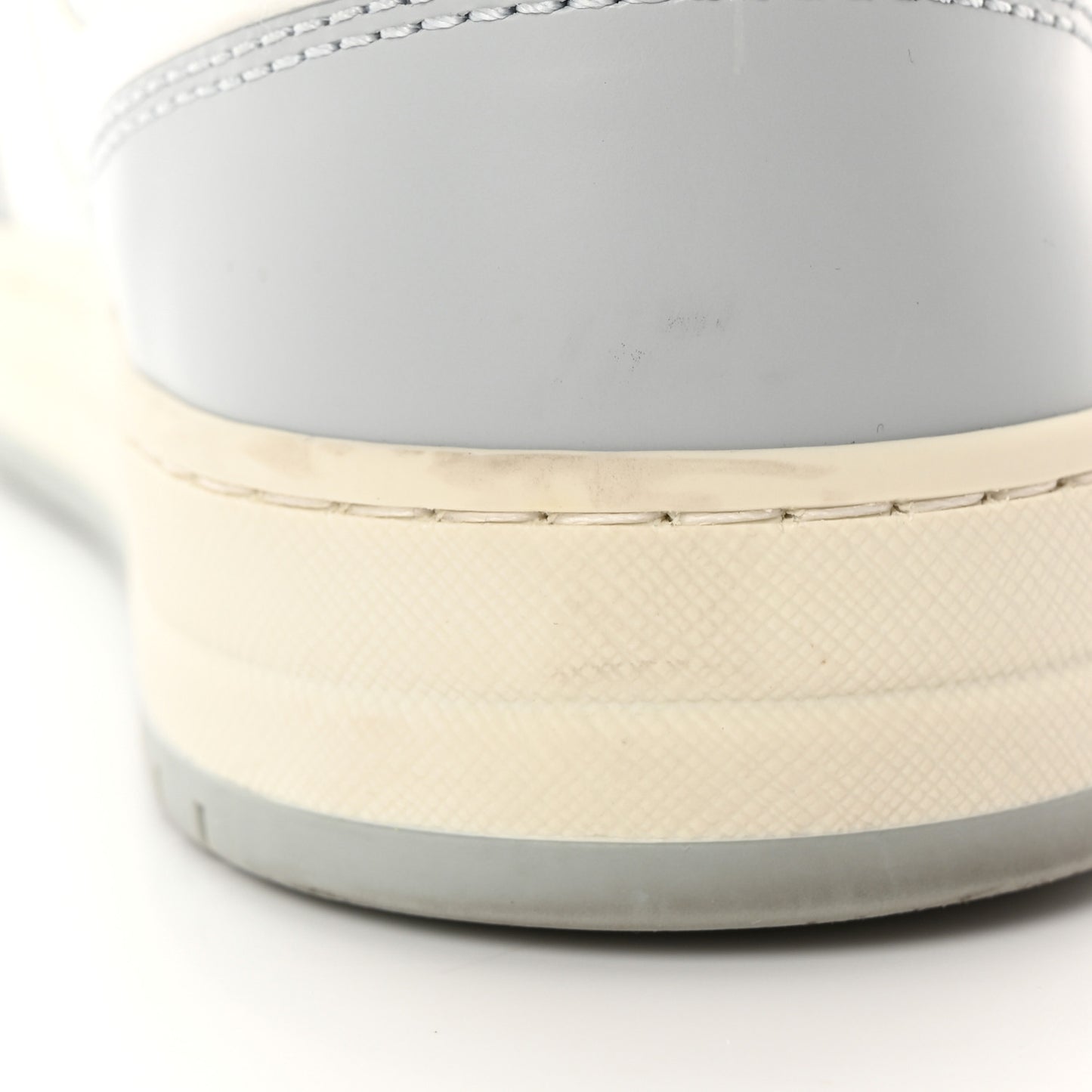 Vitello Sport Spazzolato Rois Triangle Logo Womens Downtown Low Top 30mm Sneakers 37.5 White Fiordaliso