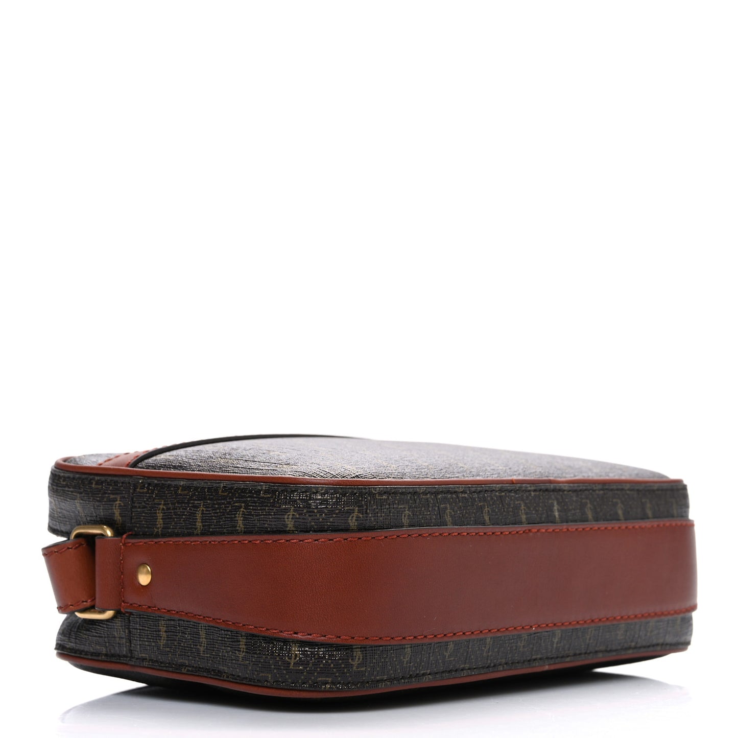 Canvas Smooth Calfskin Le Monogramme Camera Bag Chestnut