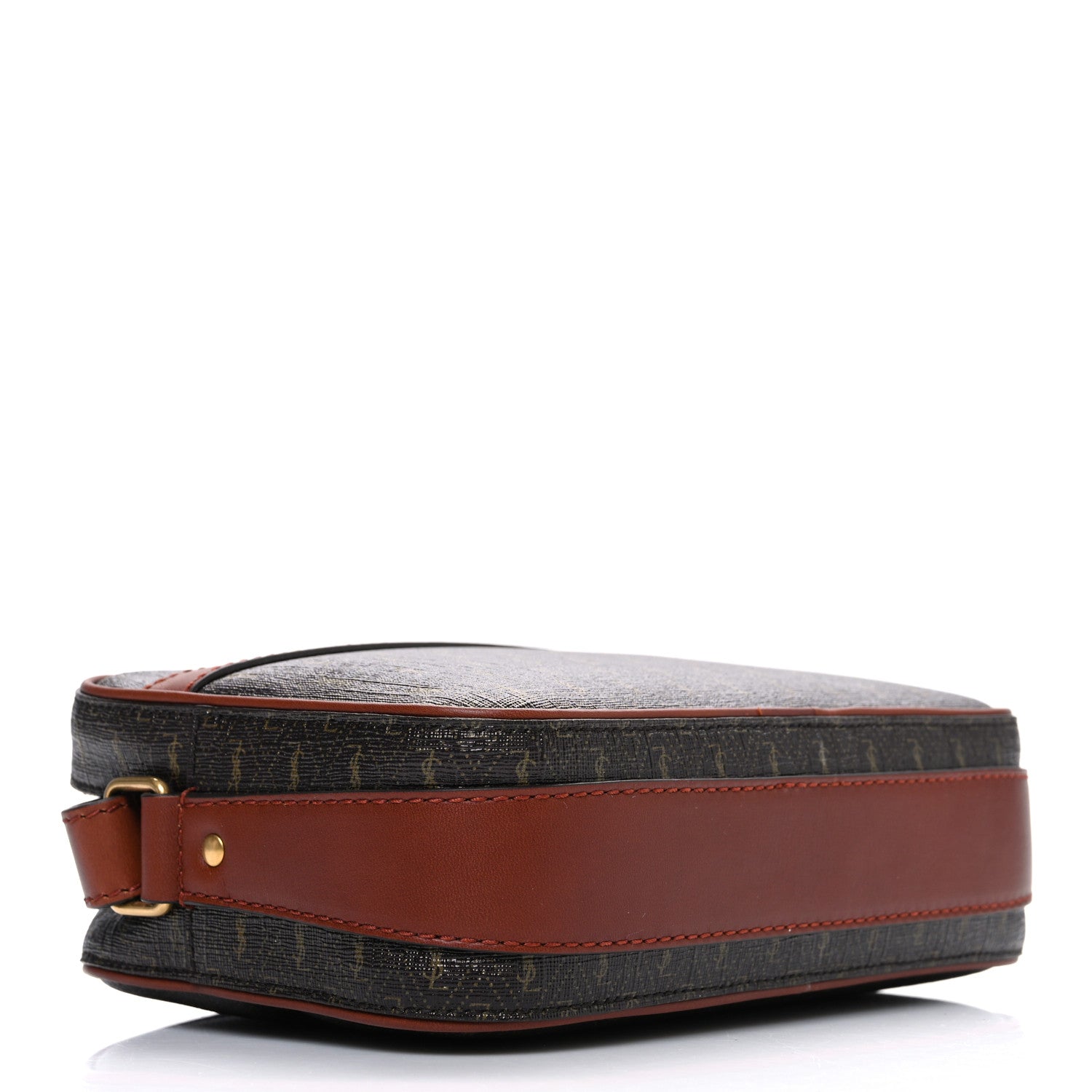 Saint Laurent Canvas Smooth Calfskin Le Monogramme Camera Bag Chestnut 4 of 10
