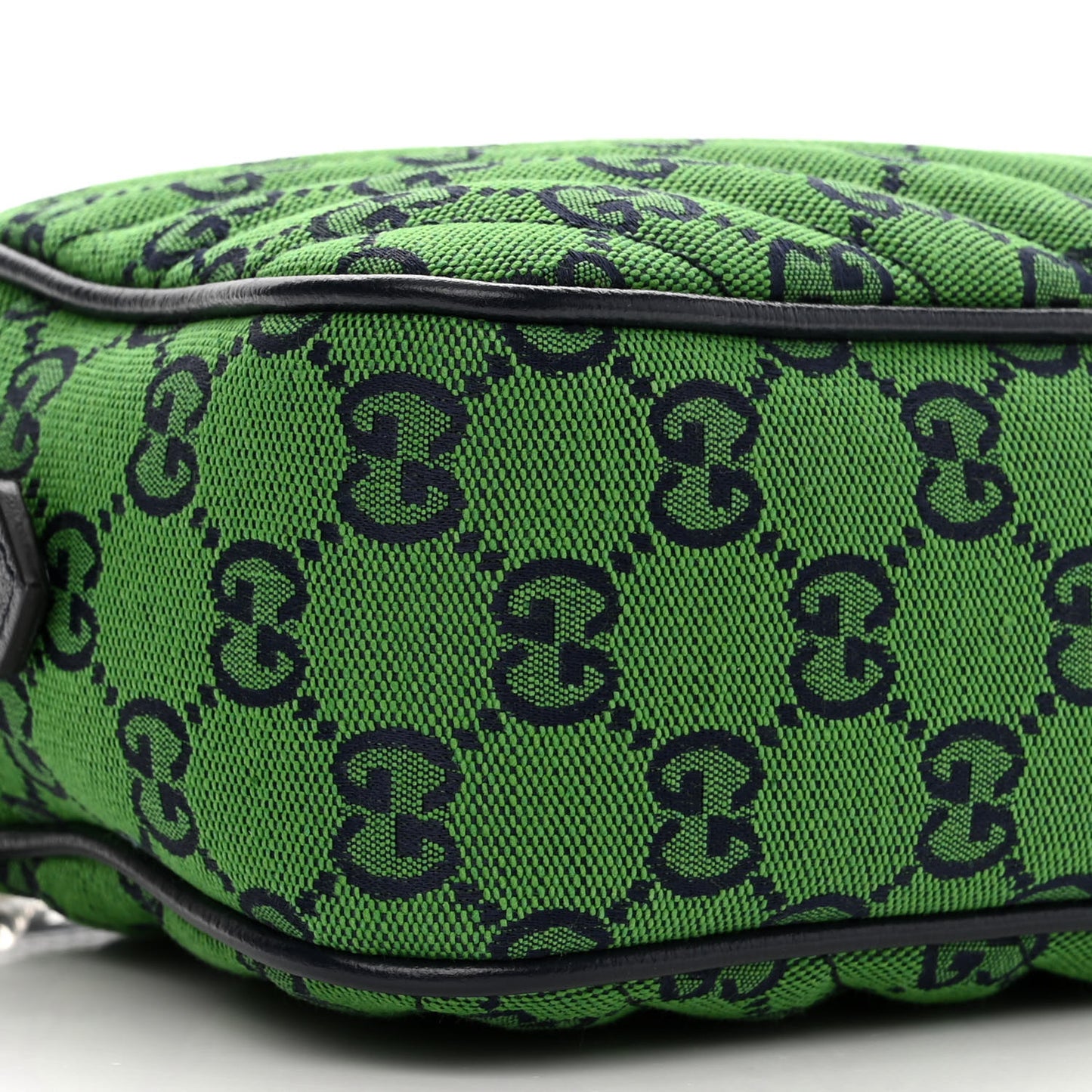 Monogram Multicolor Matelasse Diagonal Small GG Marmont Chain Shoulder Bag Green Blue