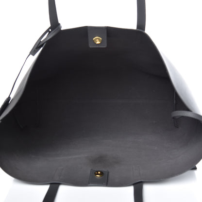 Saint Laurent Calfskin Large Shopping Tote Dark Grey 6 of 11