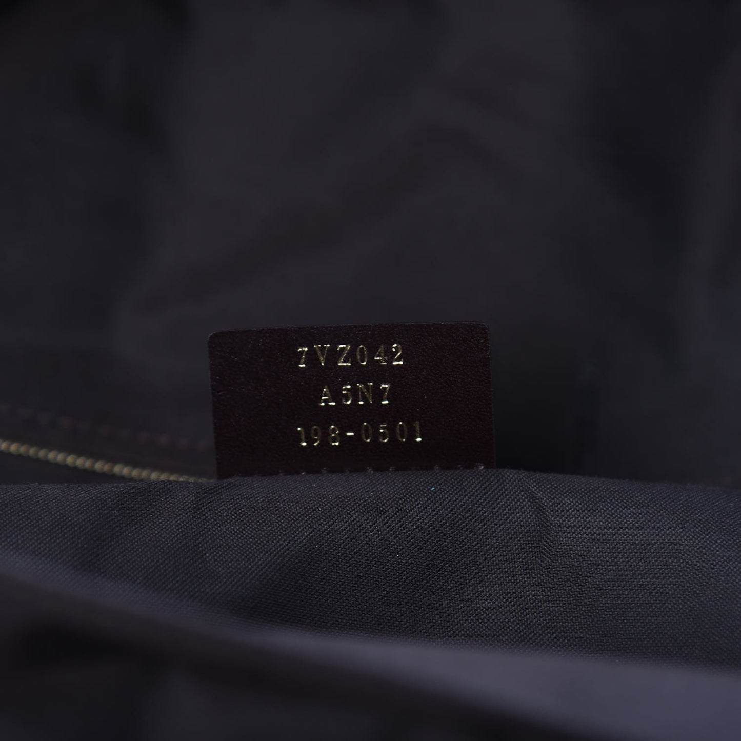 X FILA Glazed Fabric Vitello Century FF 1974 Mania Pouch Pocket Backpack Mogano Panna Blueberry
