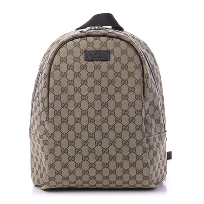 Gucci GG Monogram Travel Backpack Dark Brown 1 of 10