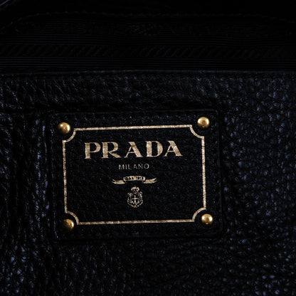 Prada Vitello Daino Shoulder Bag Nero Black 6 of 8
