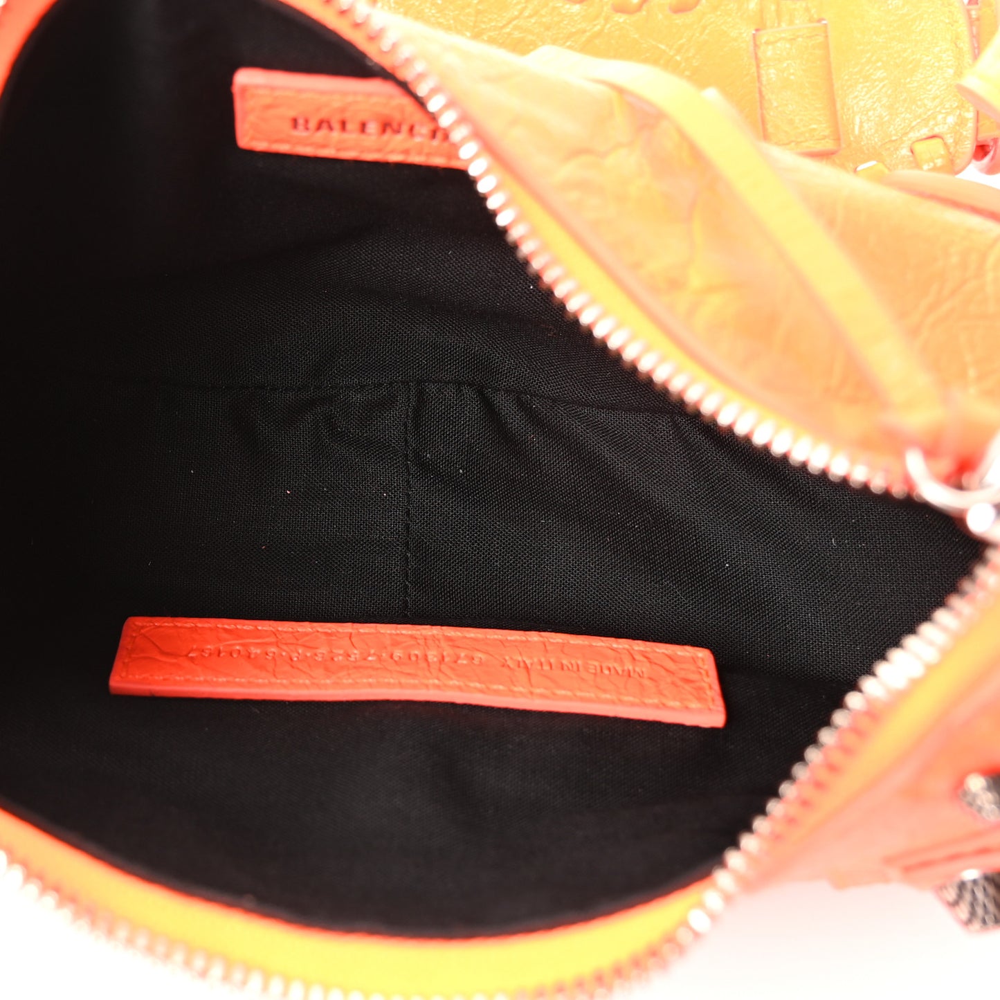 Agneau Arena Le Cagole Shoulder Bag XS Orange Orange