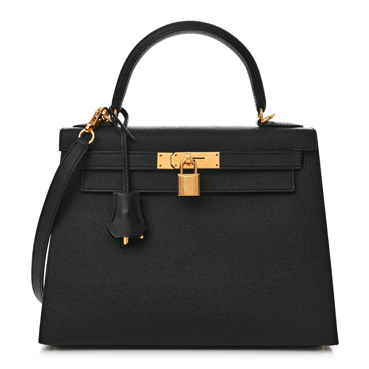 Hermes Epsom Kelly Sellier 28 Black 1 of 11