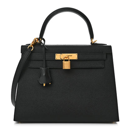 Hermes Epsom Kelly Sellier 28 Black 1 of 11