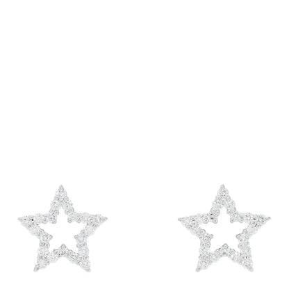 Tiffany Platinum Diamond Star Earrings 1 of 4