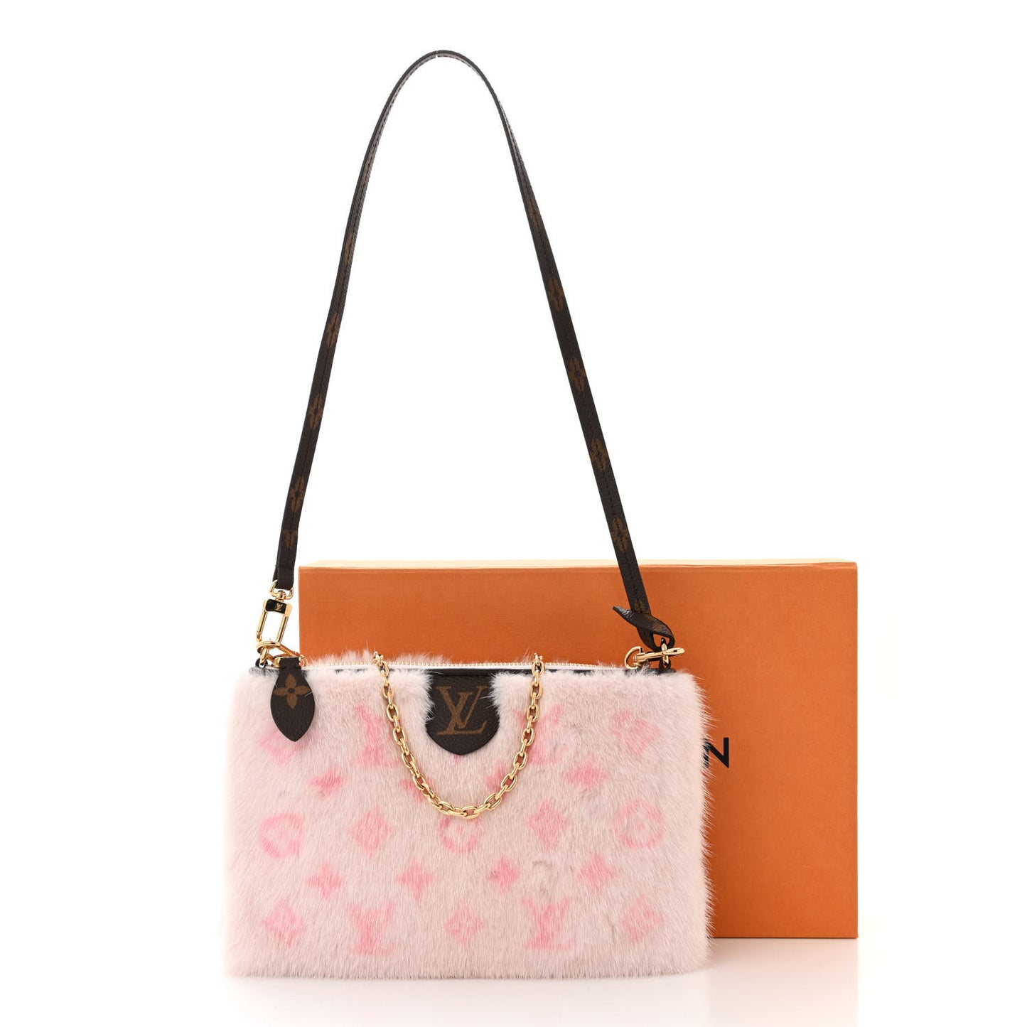 Monogram Mink Neo Pochette Milla Vision Pink