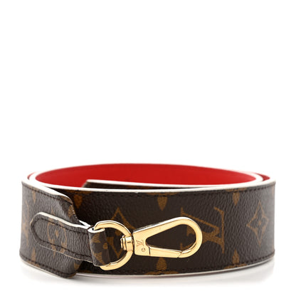 Louis Vuitton Monogram Bandouliere Shoulder Strap Red 1 of 5