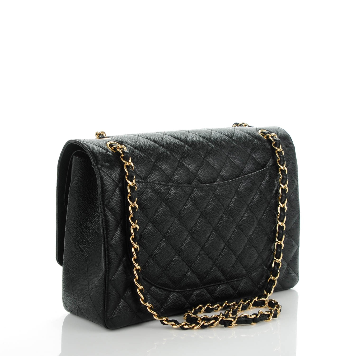 Chanel Caviar Quilted Maxi Double Flap Black 3 of 7