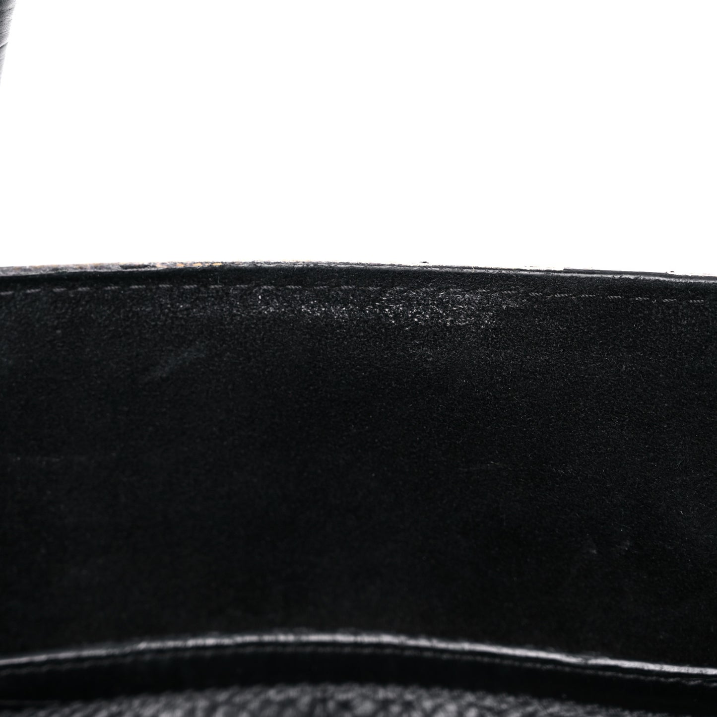 Crocodile Embossed Calfskin Large Phantom Luggage Black