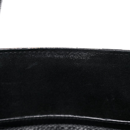 Celine Crocodile Embossed Calfskin Large Phantom Luggage Black 11 of 21