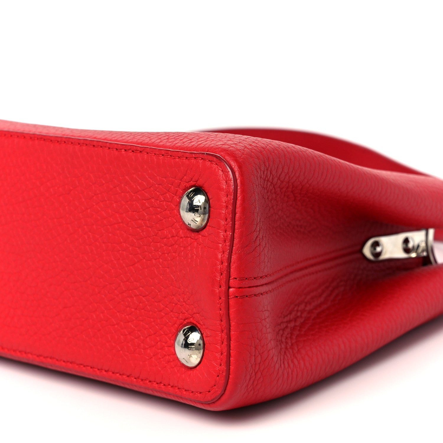 Louis Vuitton Taurillon Capucines BB Scarlet Red 9 of 9