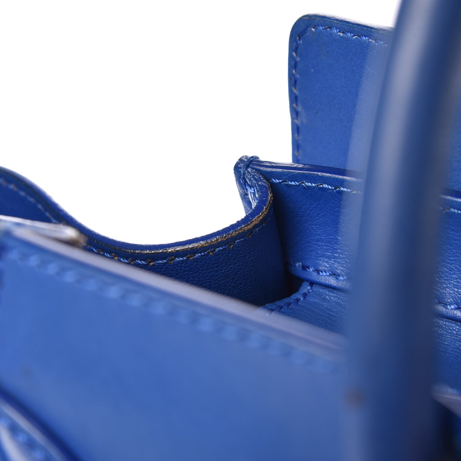 Celine Smooth Calfskin Mini Luggage Royal Blue 28 of 31