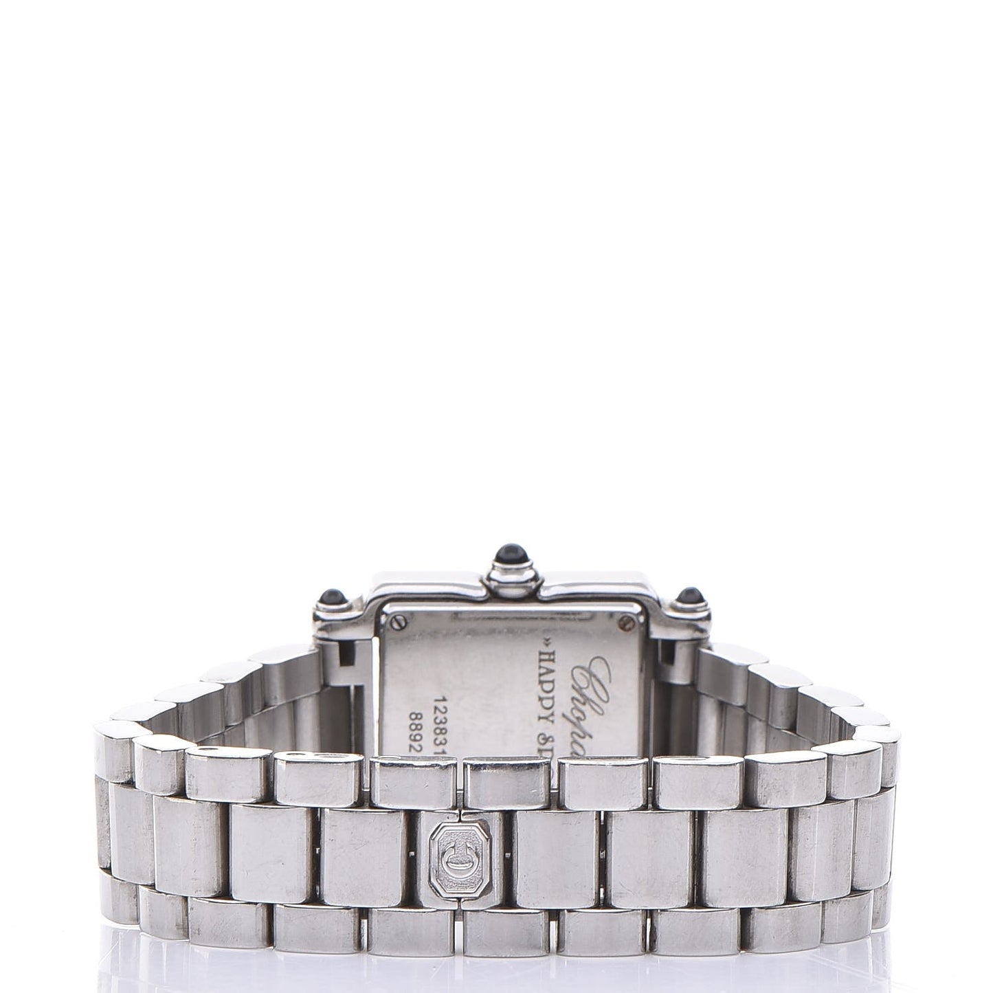 Stainless Steel 5 Floating Diamond 23mm 5 Happy Sport Quartz Watch White 27/8893-23