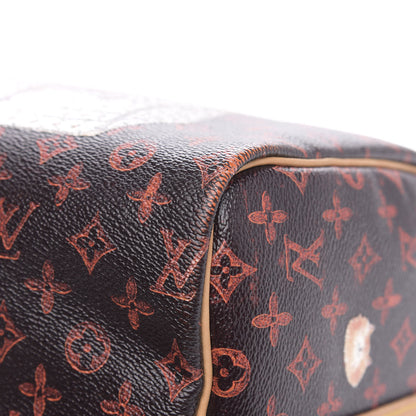 Louis Vuitton Catogram Speedy Bandouliere 30 Marron 9 of 17
