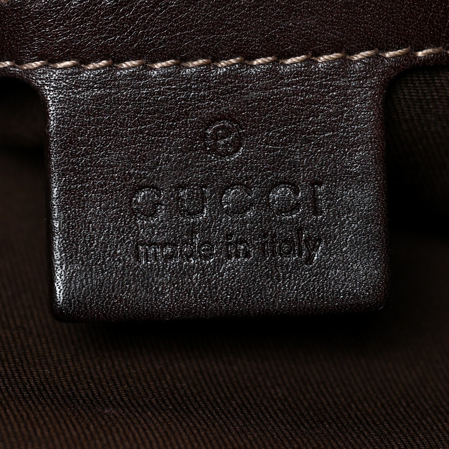 Gucci Calfskin Medium Britt Tote Dark Brown 6 of 11