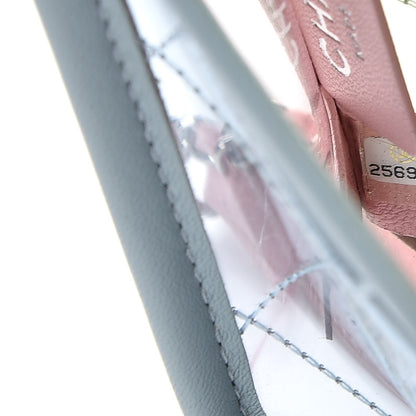 Chanel Lambskin PVC Quilted Mini Coco Splash Flap Blue Green 7 of 8