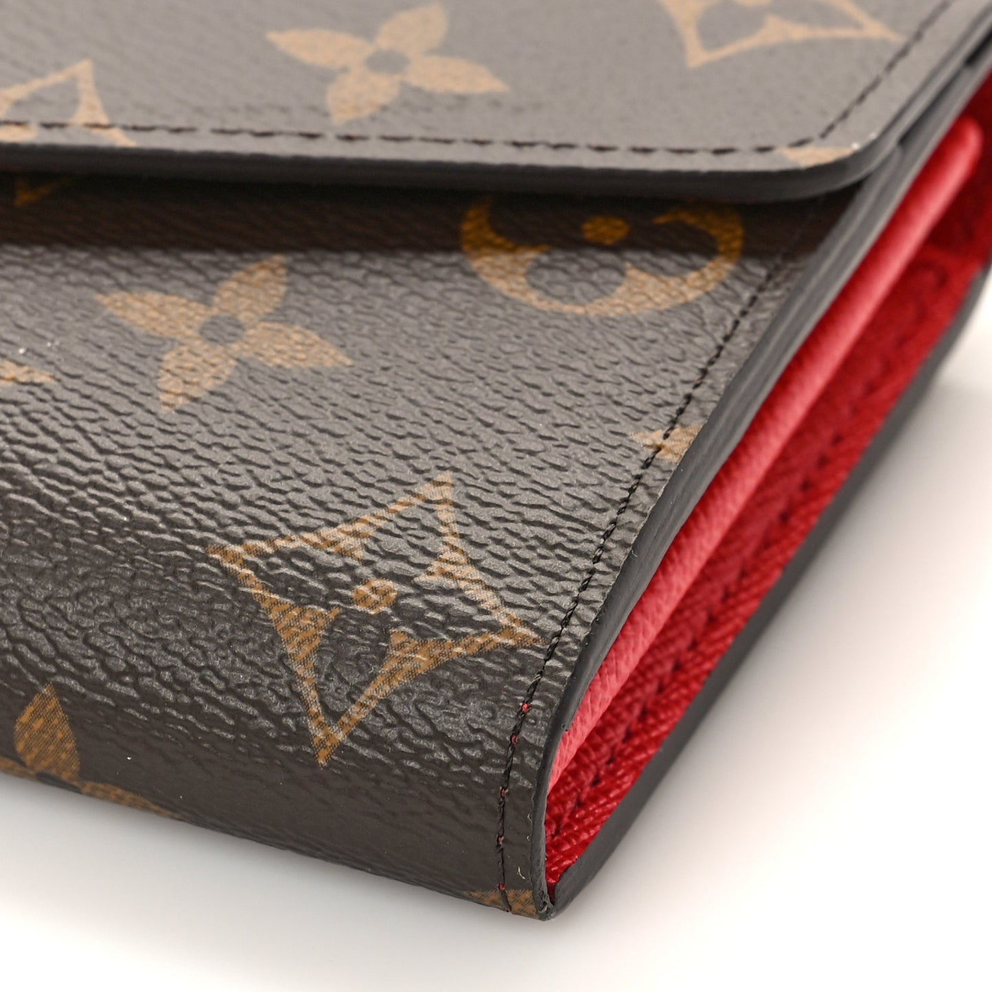 Monogram Sarah Wallet NM Coquelicot