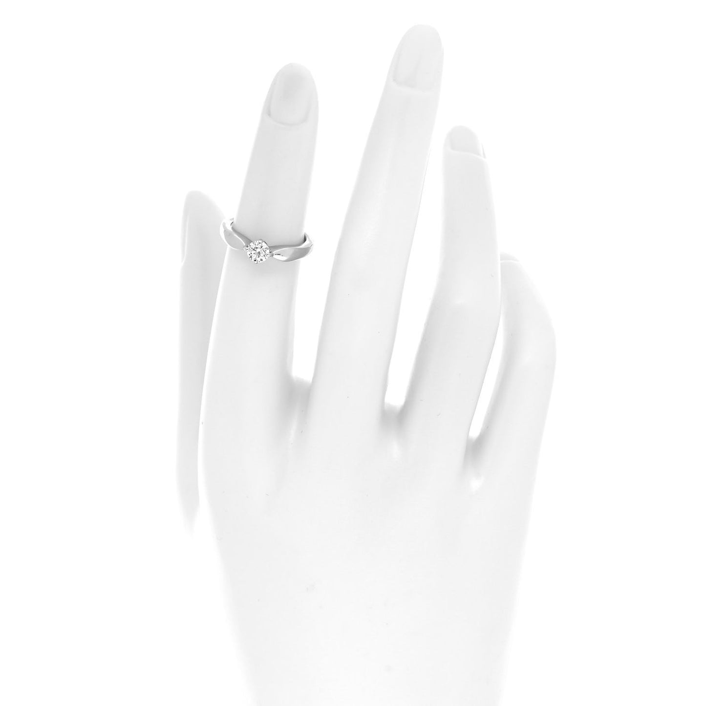 Platinum Diamond .30ct Dedicata a Venezia Solitaire Engagement Ring 47 4