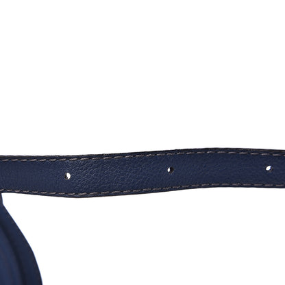 Chloe Calfskin Mini Marcie Round Crossbody Bag Royal Navy 12 of 12