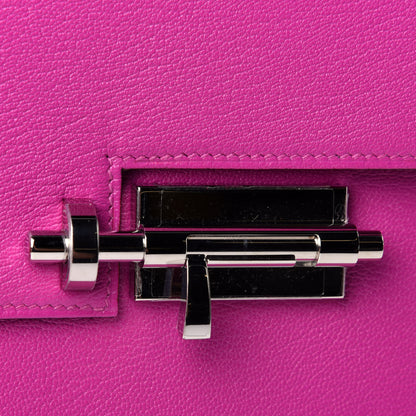 Hermes Chevre Mysore Verrou Clutch Magnolia 9 of 11