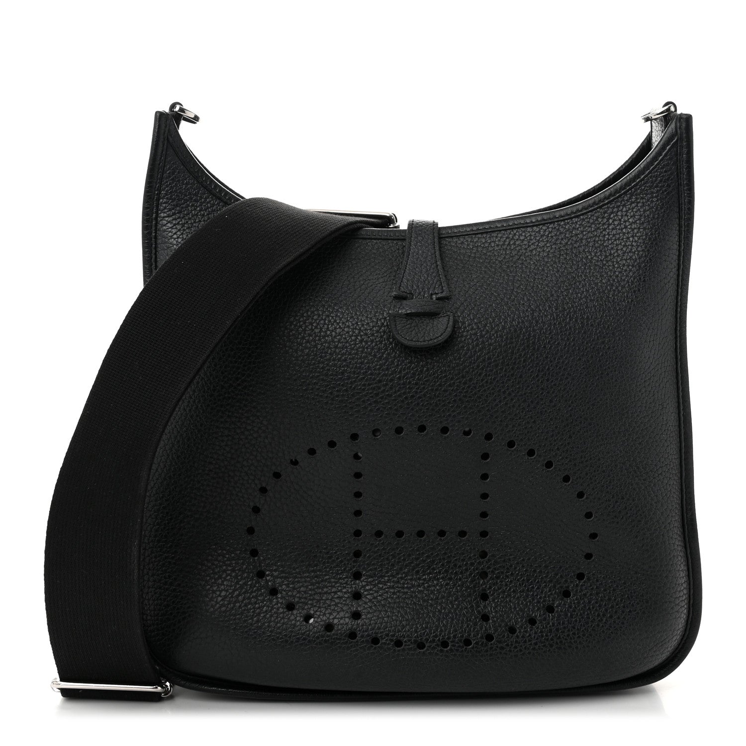Hermes Taurillon Clemence Evelyne III PM Black 1 of 10