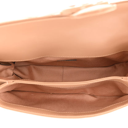 Gucci Calfskin Matelasse Monochrome GG Marmont Crossbody Shoulder Bag Camelia Winter Rose 5 of 10