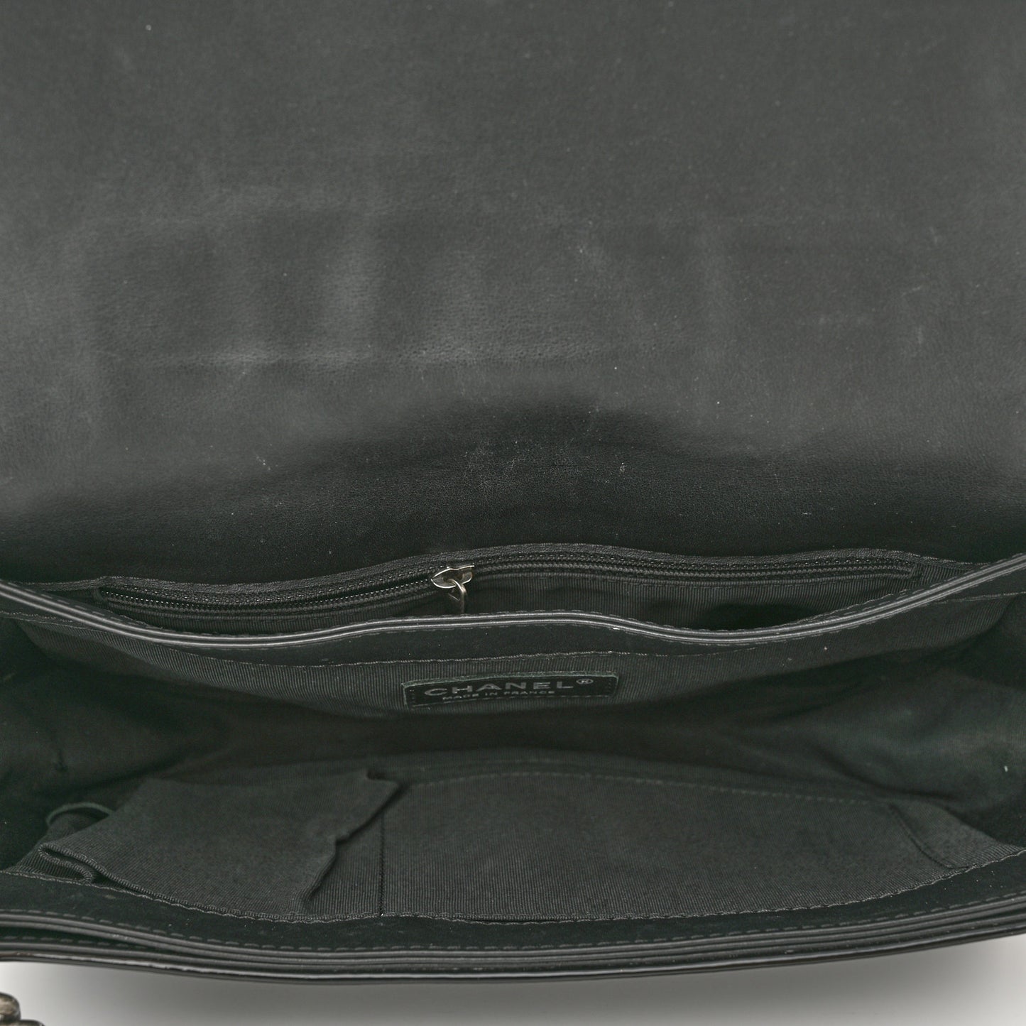 Patent New Medium Boy Reverso Flap Black