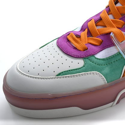 Christian Louboutin Calfskin Suede Spike Astroloubi Donna Low Top Sneakers 40.5 Kismet Supernova 10 of 12