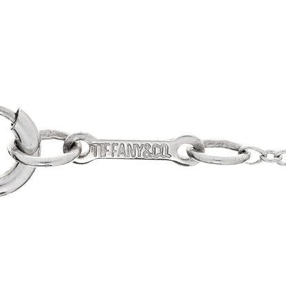 Tiffany Sterling Silver 11mm Elsa Peretti Bean Pendant Necklace 5 of 6