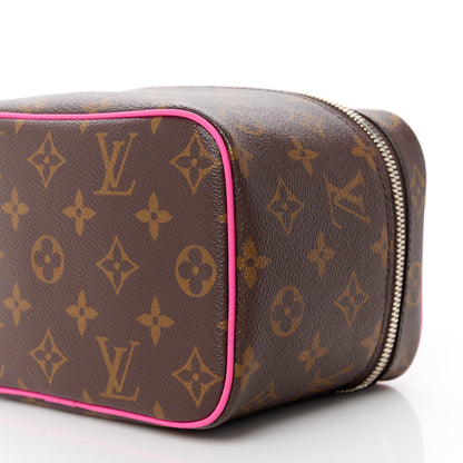 Louis Vuitton Monogram Macassar Nice Mini Fuchsia 10 of 11
