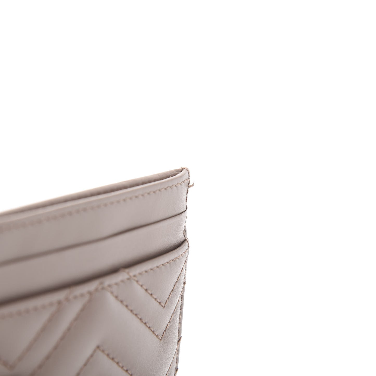 Calfskin Matelasse GG Marmont Card Holder Porcelain Rose