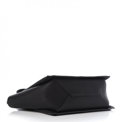 Celine Baby Grained Calfskin Medium Tri-Fold Bag Black 4 of 11