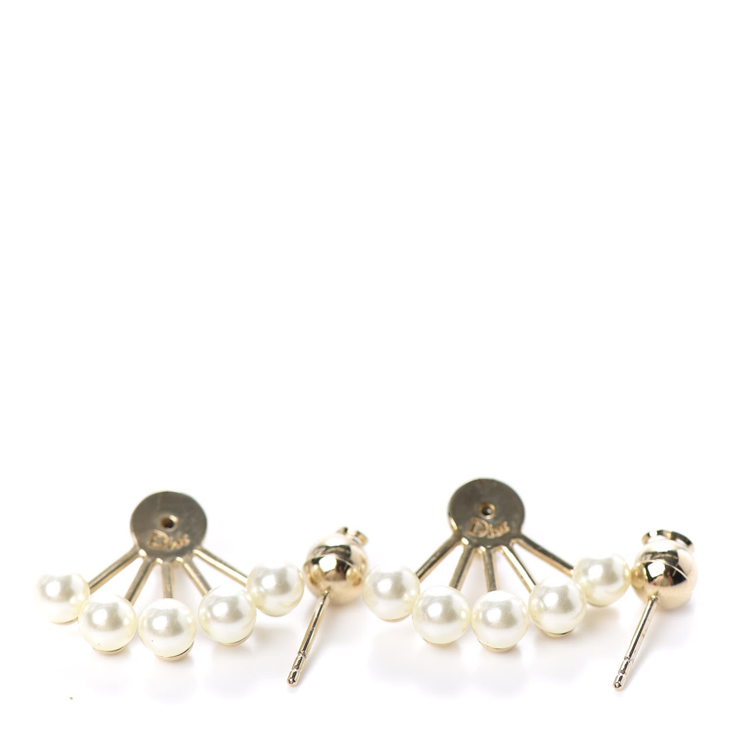Christian Dior Pearl La Peite Tribale Earrings 3 of 4