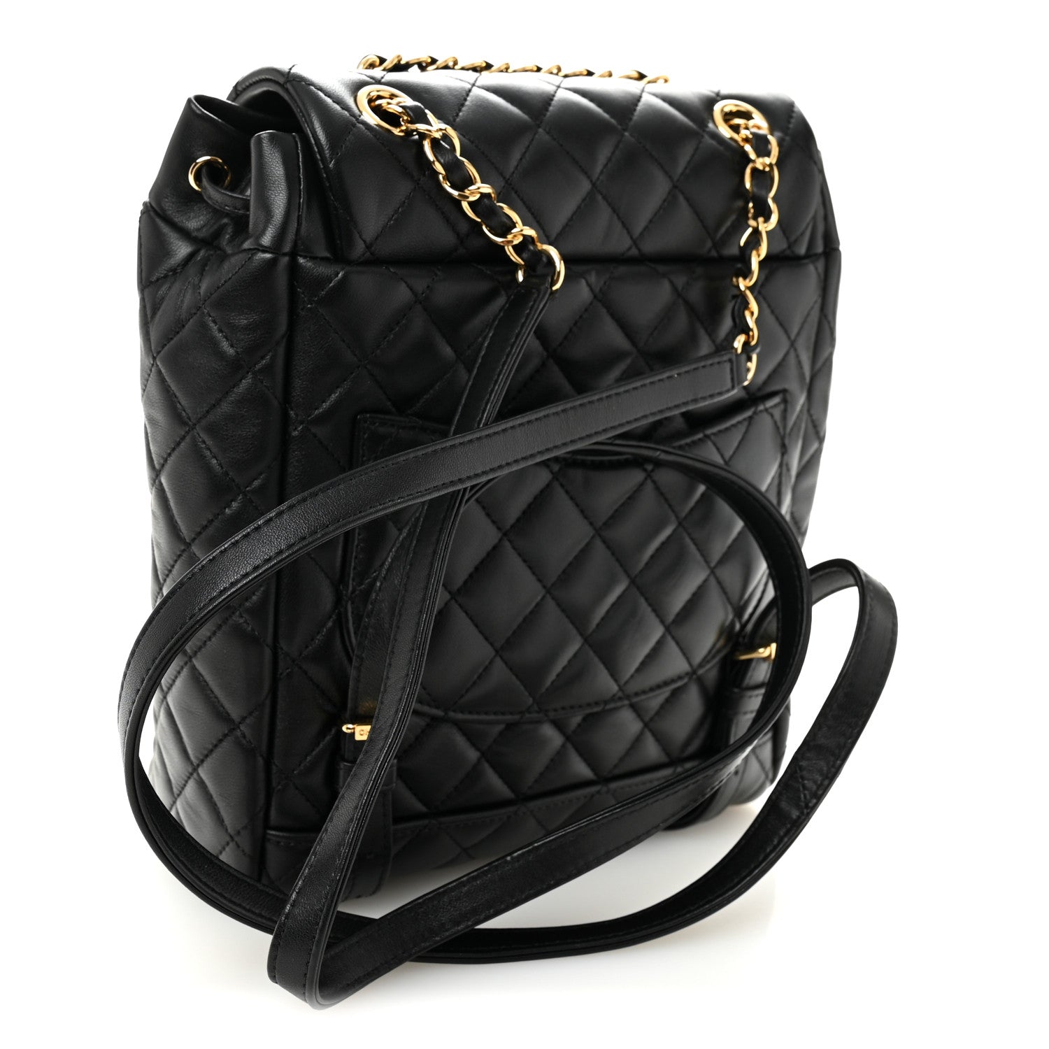 Chanel Lambskin Quilted Small Urban Spirit Backpack Black 2 of 11